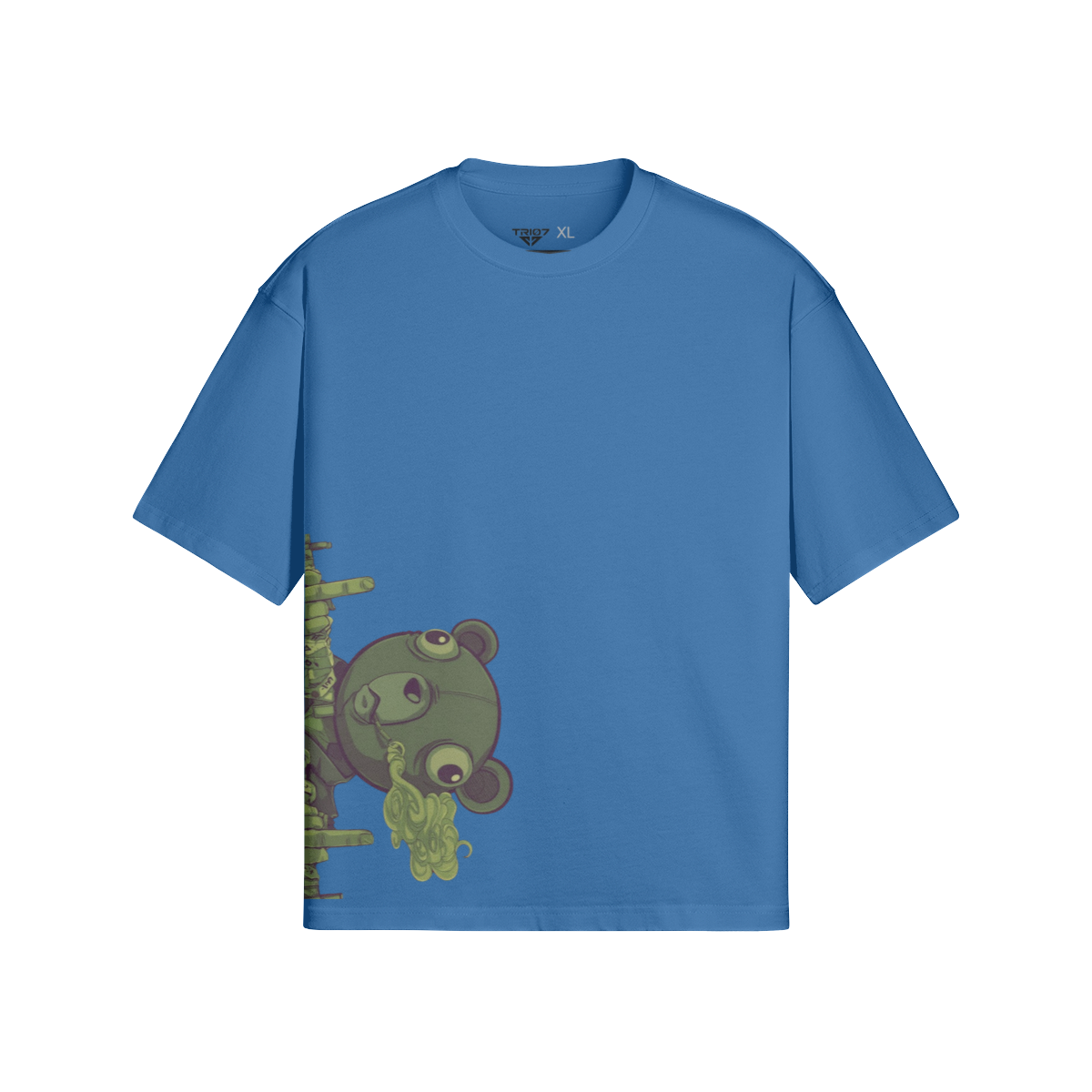 TRIØ7 ESSENTIAL – Iconic Boxy Tee – Frontansicht 10 | Oversized Boxy T-Shirt von TRIØ7