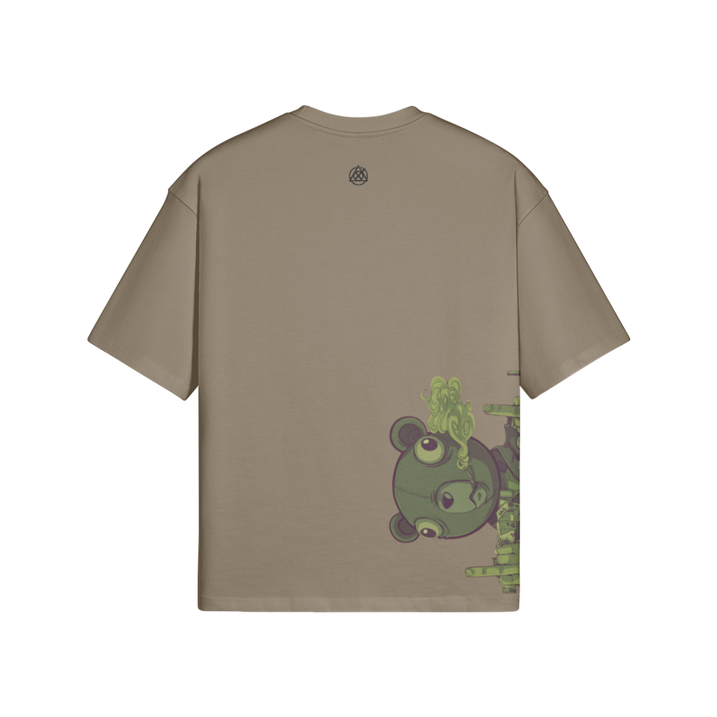 TRIØ7 ESSENTIAL – Iconic Boxy Tee – Rückansicht 3 | Oversized Boxy T-Shirt von TRIØ7