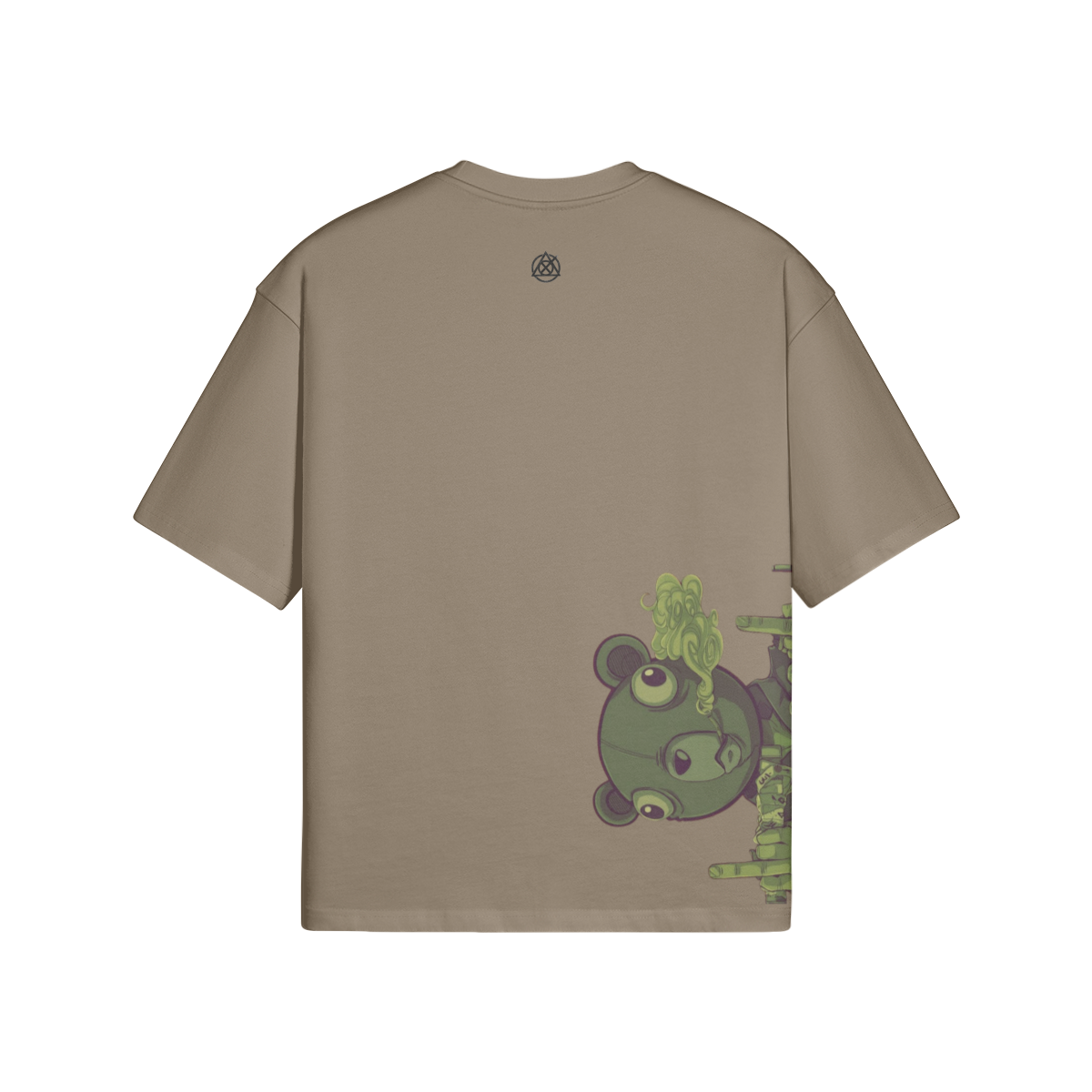 TRIØ7 ESSENTIAL – Iconic Boxy Tee – Rückansicht 3 | Oversized Boxy T-Shirt von TRIØ7
