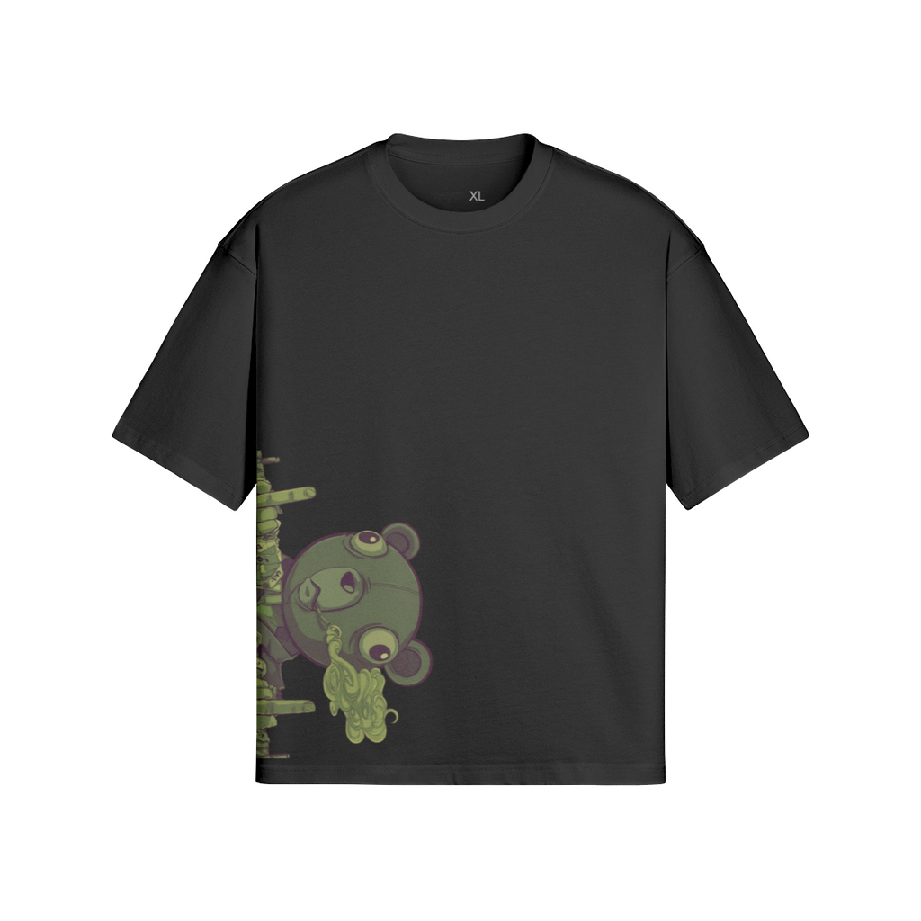 TRIØ7 ESSENTIAL – Iconic Boxy Tee – Frontansicht 3 | Oversized Boxy T-Shirt von TRIØ7