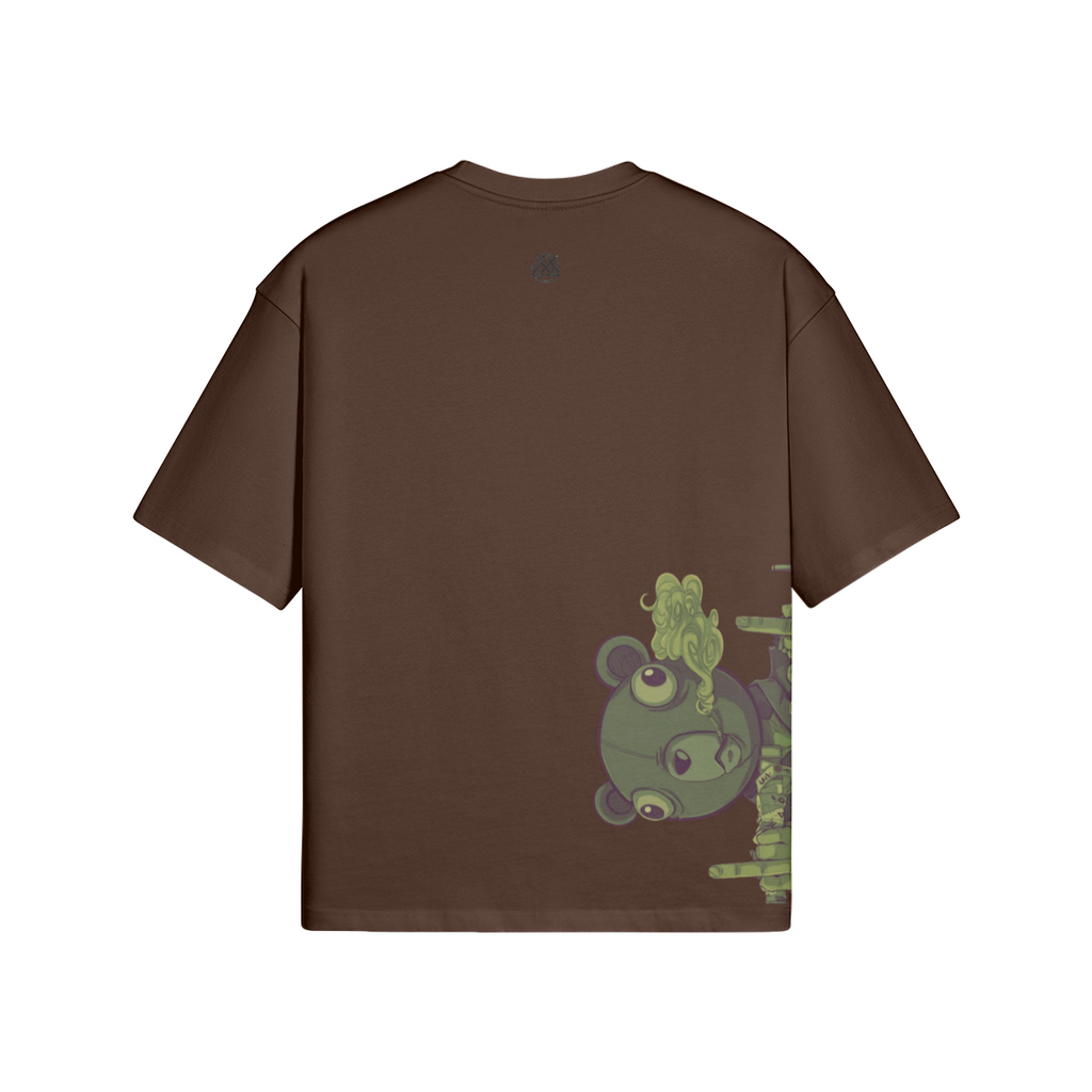 TRIØ7 ESSENTIAL – Iconic Boxy Tee – Rückansicht 5 | Oversized Boxy T-Shirt von TRIØ7