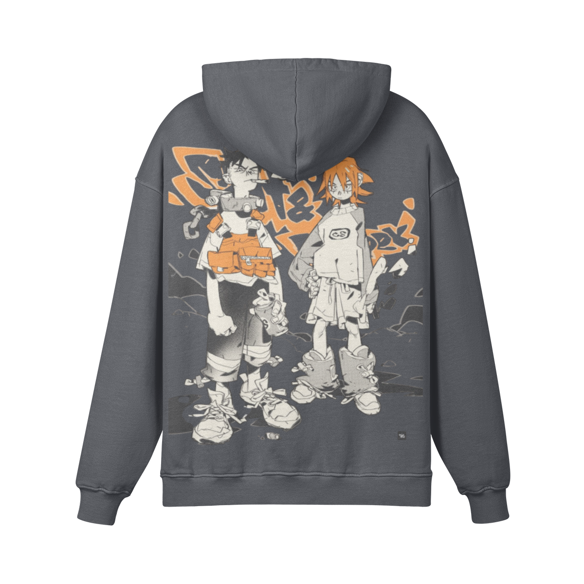 TRIØ7 URBAN – Cozy Fit Hoodie – Rückansicht 4 | Heavyweight Oversized Hoodie von TRIØ7