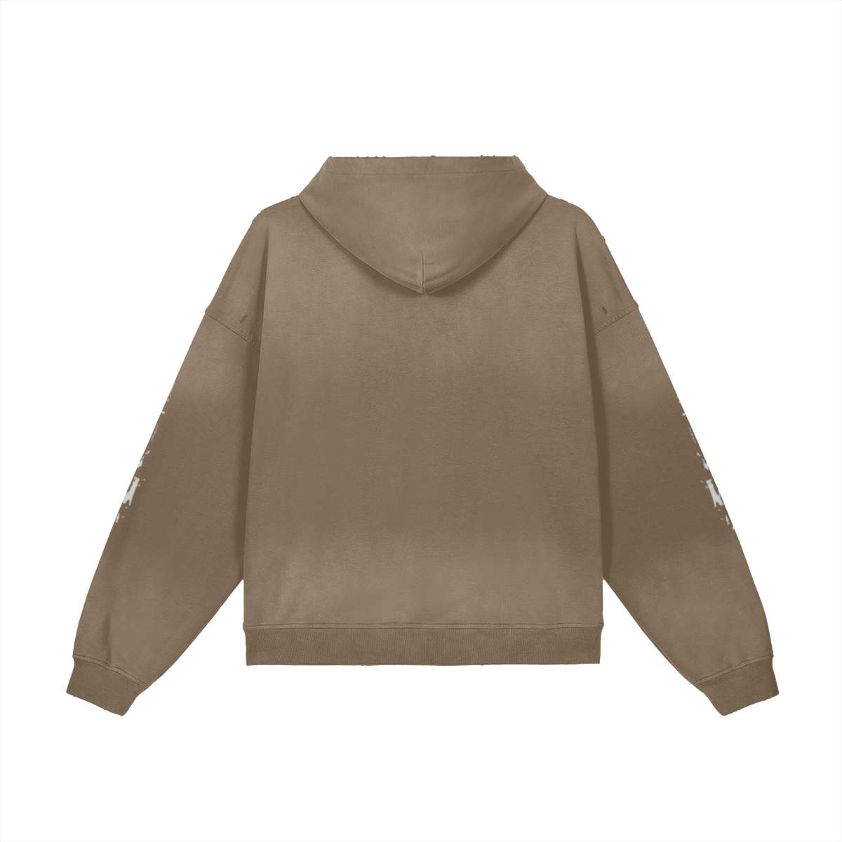 TRIØ7 ARTCORE – Fragment 01 Rebel Hoodie – Rückansicht 3 | Oversized Washed Hoodie von TRIØ7