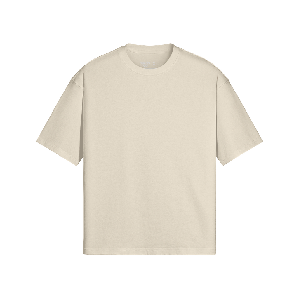TRIØ7 ARTCORE – Fragment 01 Boxy Tee – Frontansicht 7 | Oversized Boxy T-Shirt von TRIØ7