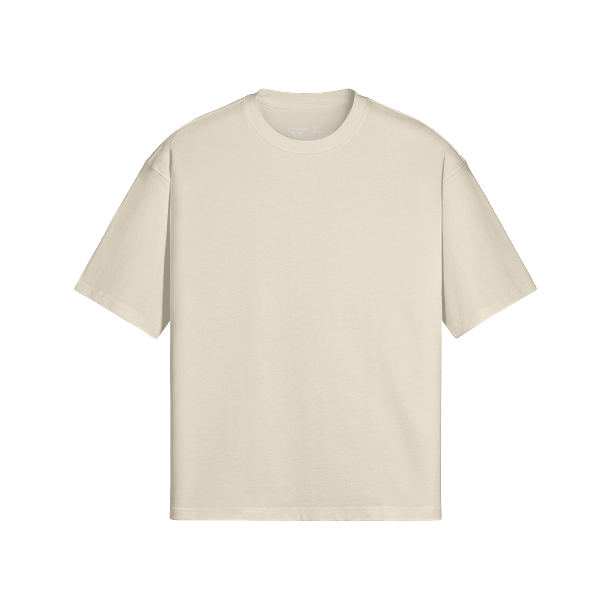 TRIØ7 ARTCORE – Fragment 01 Boxy Tee – Frontansicht 7 | Oversized Boxy T-Shirt von TRIØ7