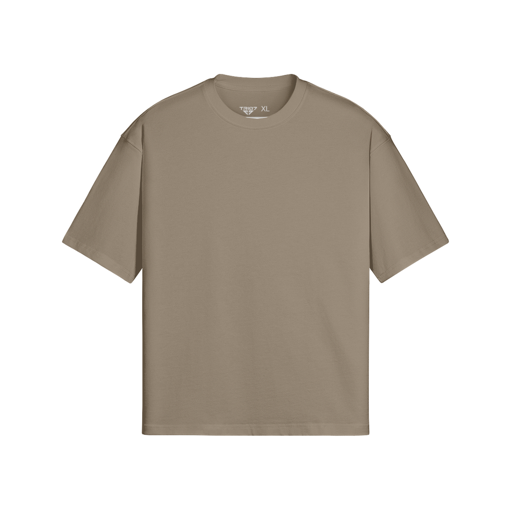 TRIØ7 ARTCORE – Fragment 01 Boxy Tee – Frontansicht 4 | Oversized Boxy T-Shirt von TRIØ7